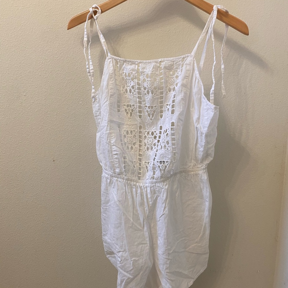 O'Neill White Lace Swim Coverup